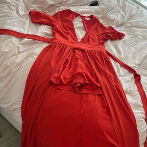 Socialite Romper with Train